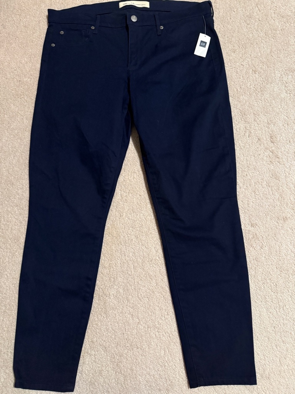 GAP 1969 True Skinny Ankle Pants in Navy